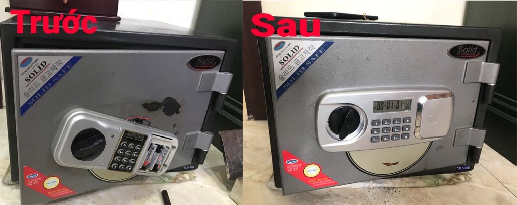 thay mạch khóa két sắt